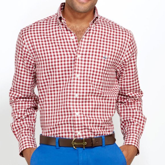 Vineyard Vines Other - Vineyard Vines Tucker Shirt Red Gingham Button Down Shirt